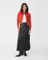 Courtney Bias Satin Skirt
