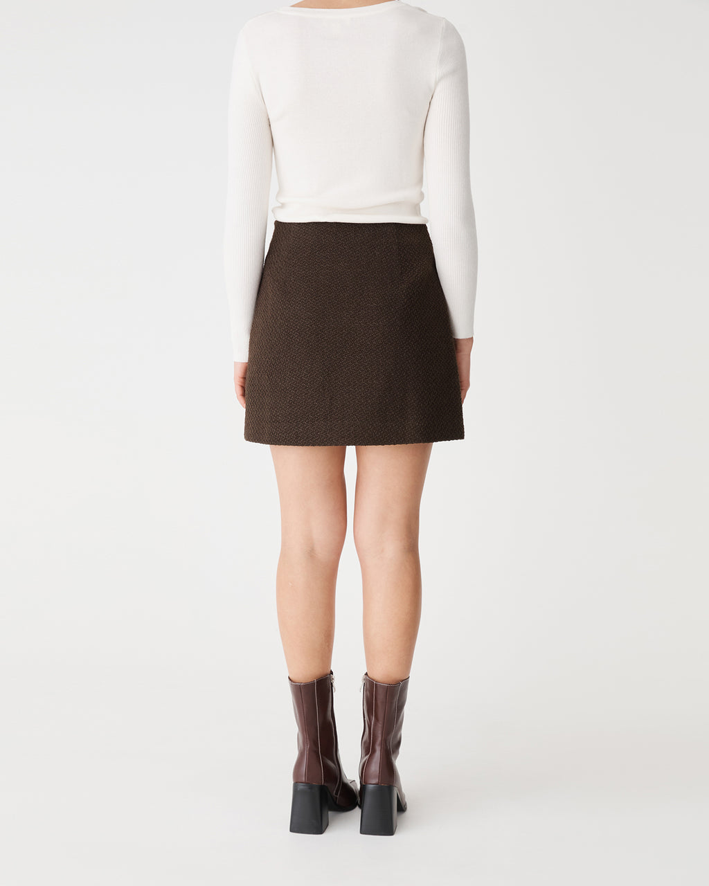 Aubery Tweed Mini Skirt