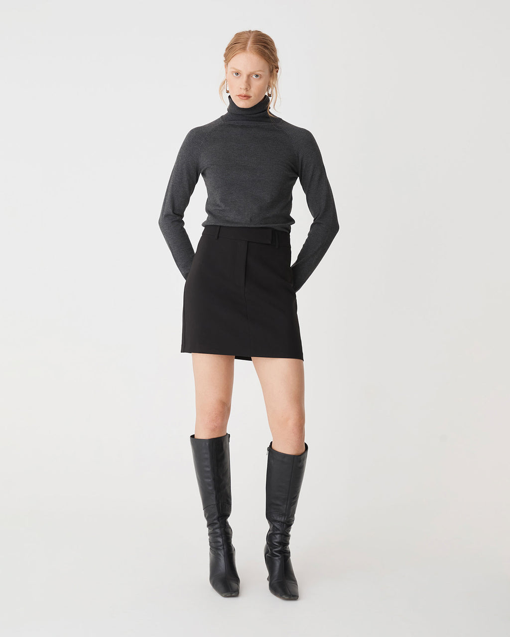 Nikki Straight Mini Skirt