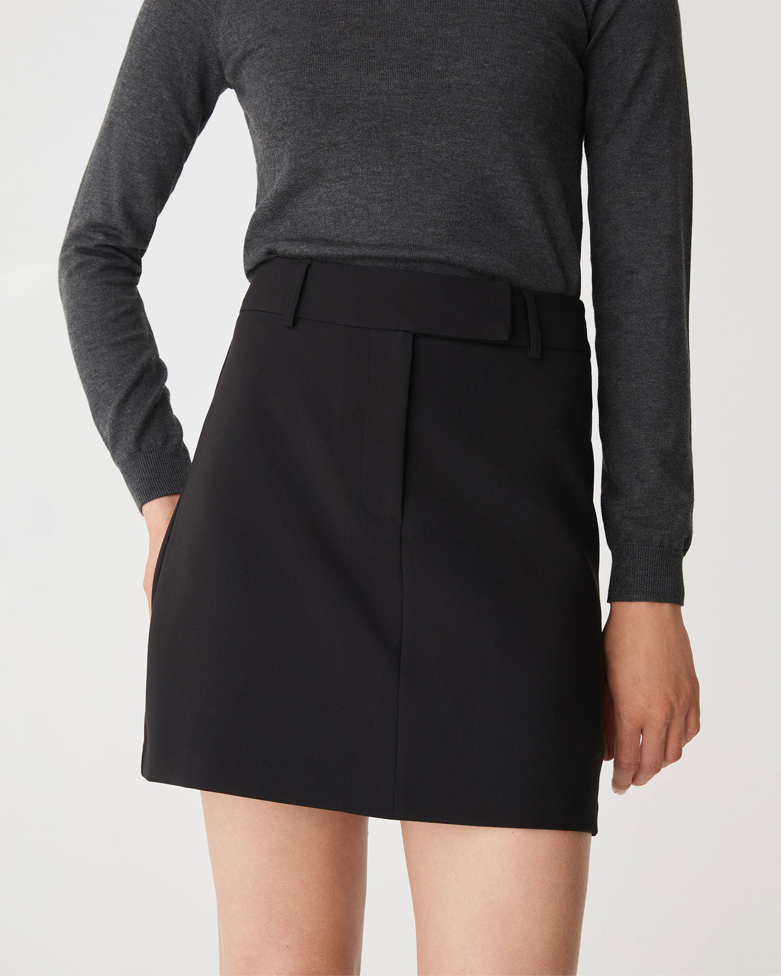 Nikki Straight Mini Skirt