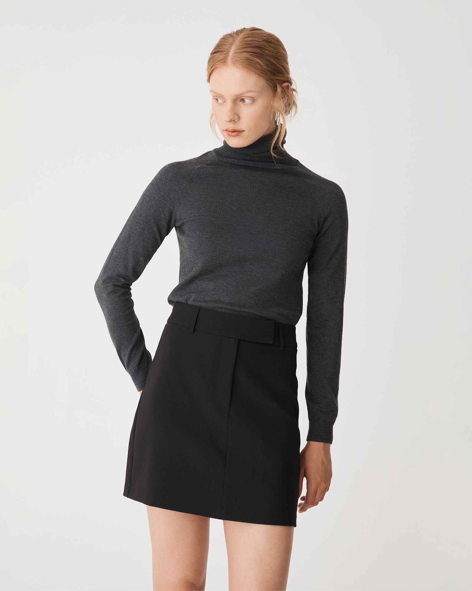 Nikki Straight Mini Skirt