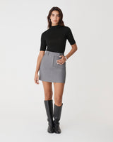 Nikki Straight Mini Skirt