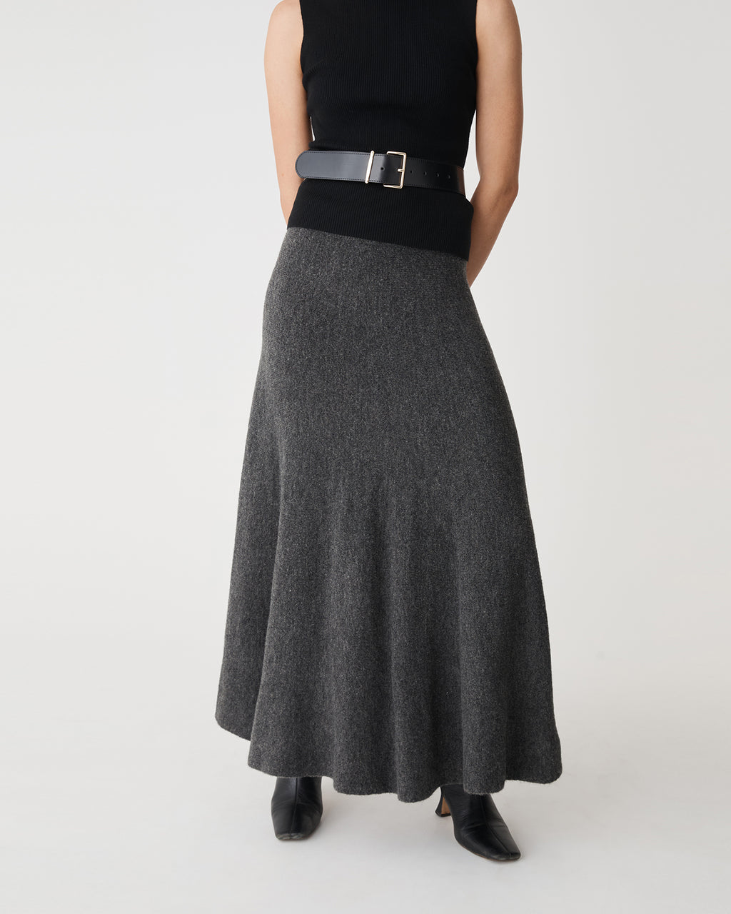 Gina A-Line Knit Skirt