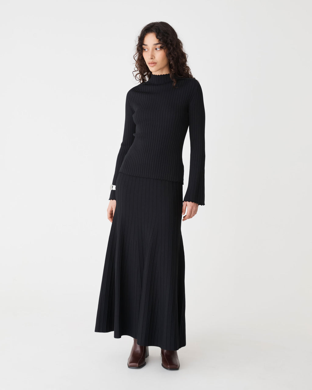 Nevaeh A-Line Knit Skirt