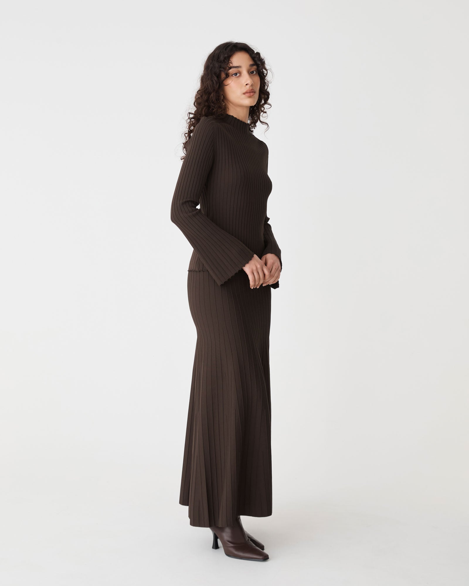 Nevaeh A-Line Knit Skirt