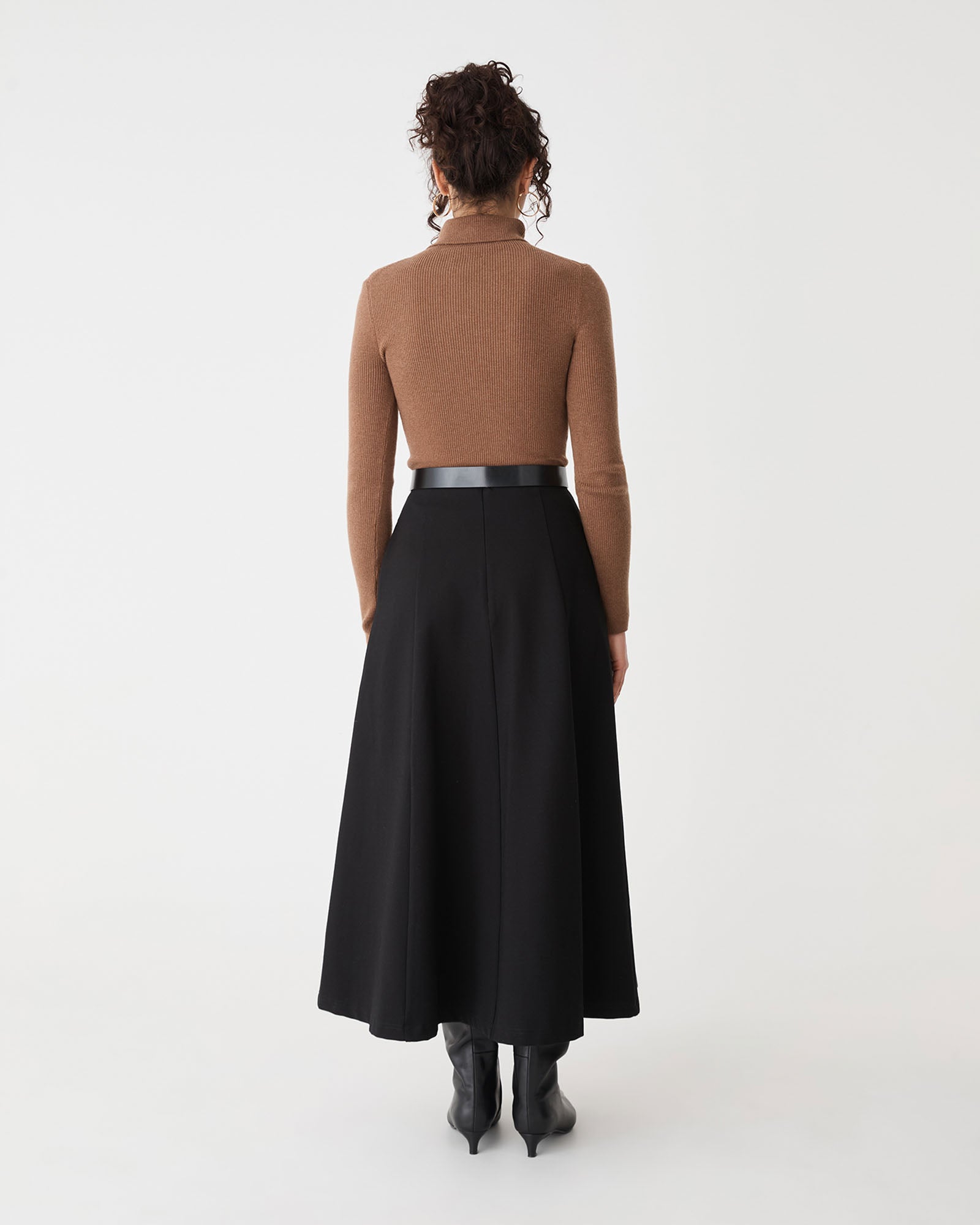 Janice A-Line Ponte Skirt