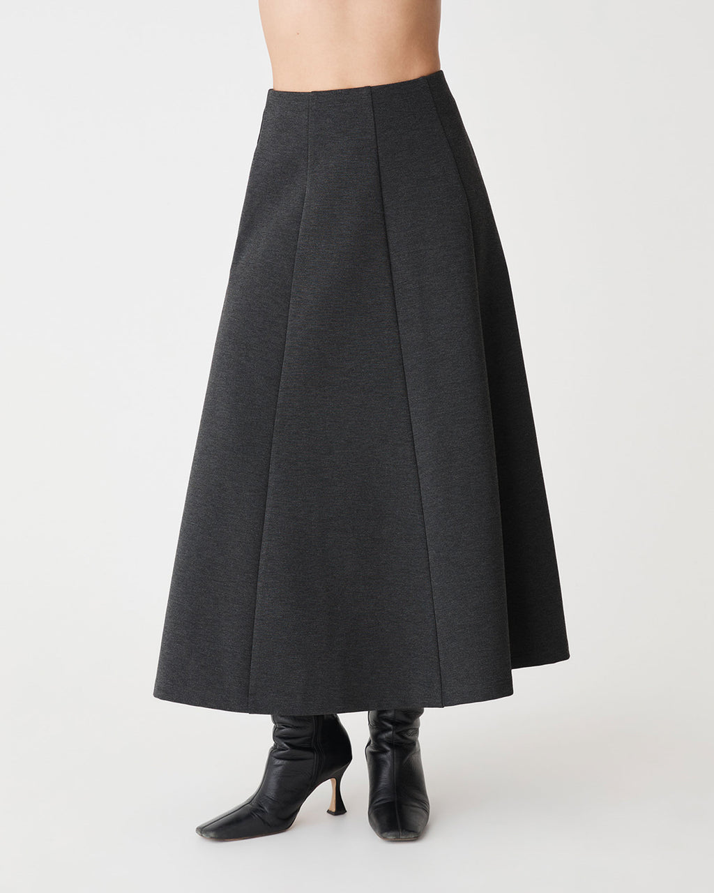 Janice A-Line Ponte Skirt