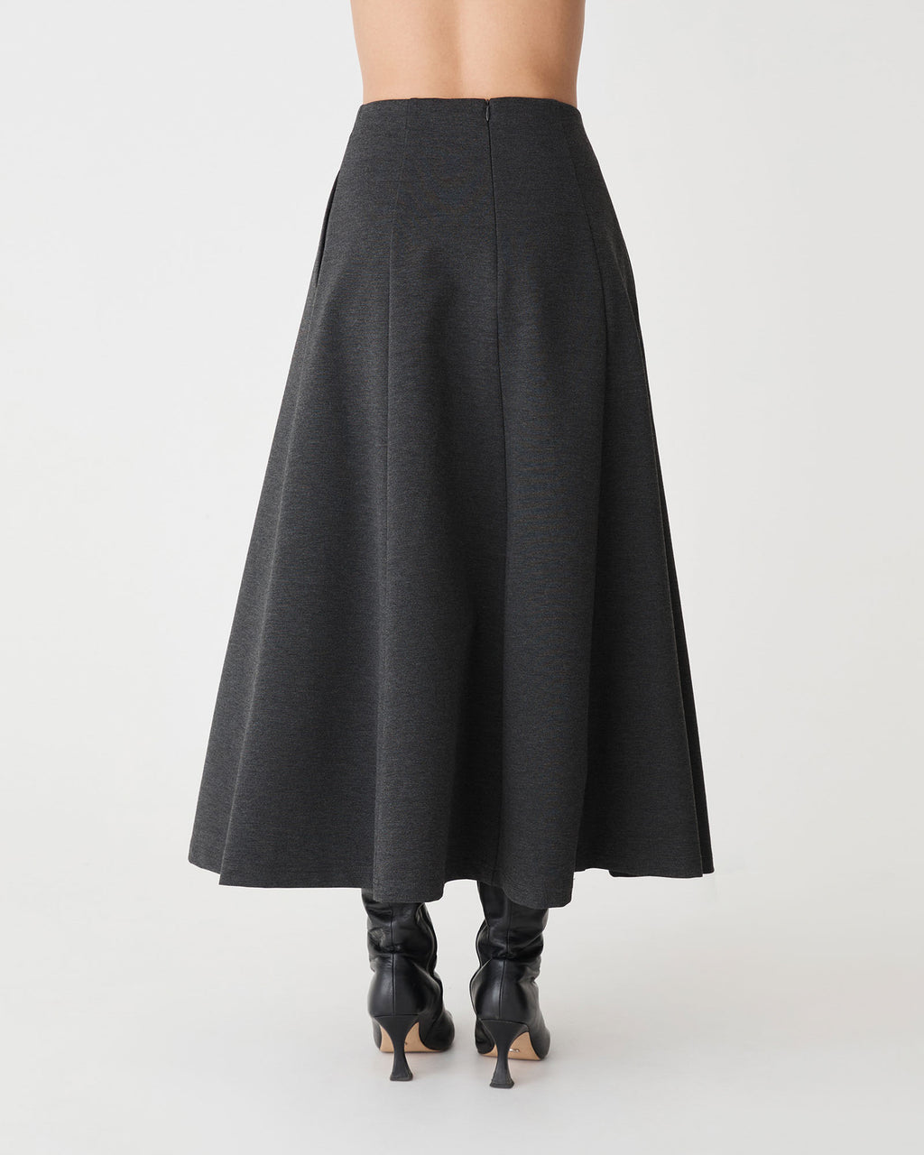 Janice A-Line Ponte Skirt