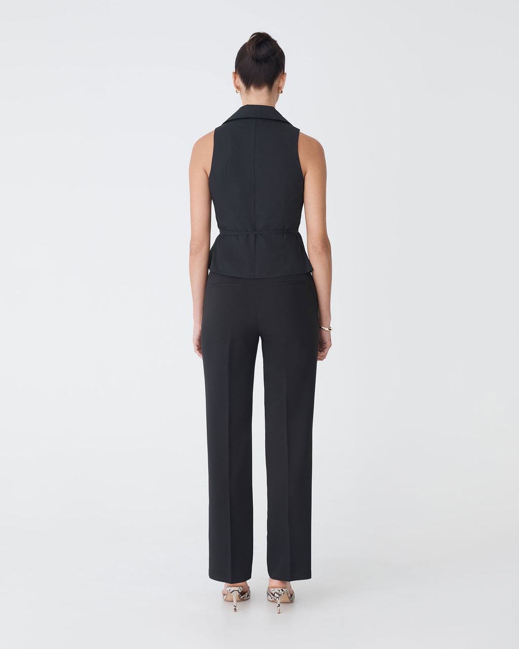 Layla Collared Wrap Top