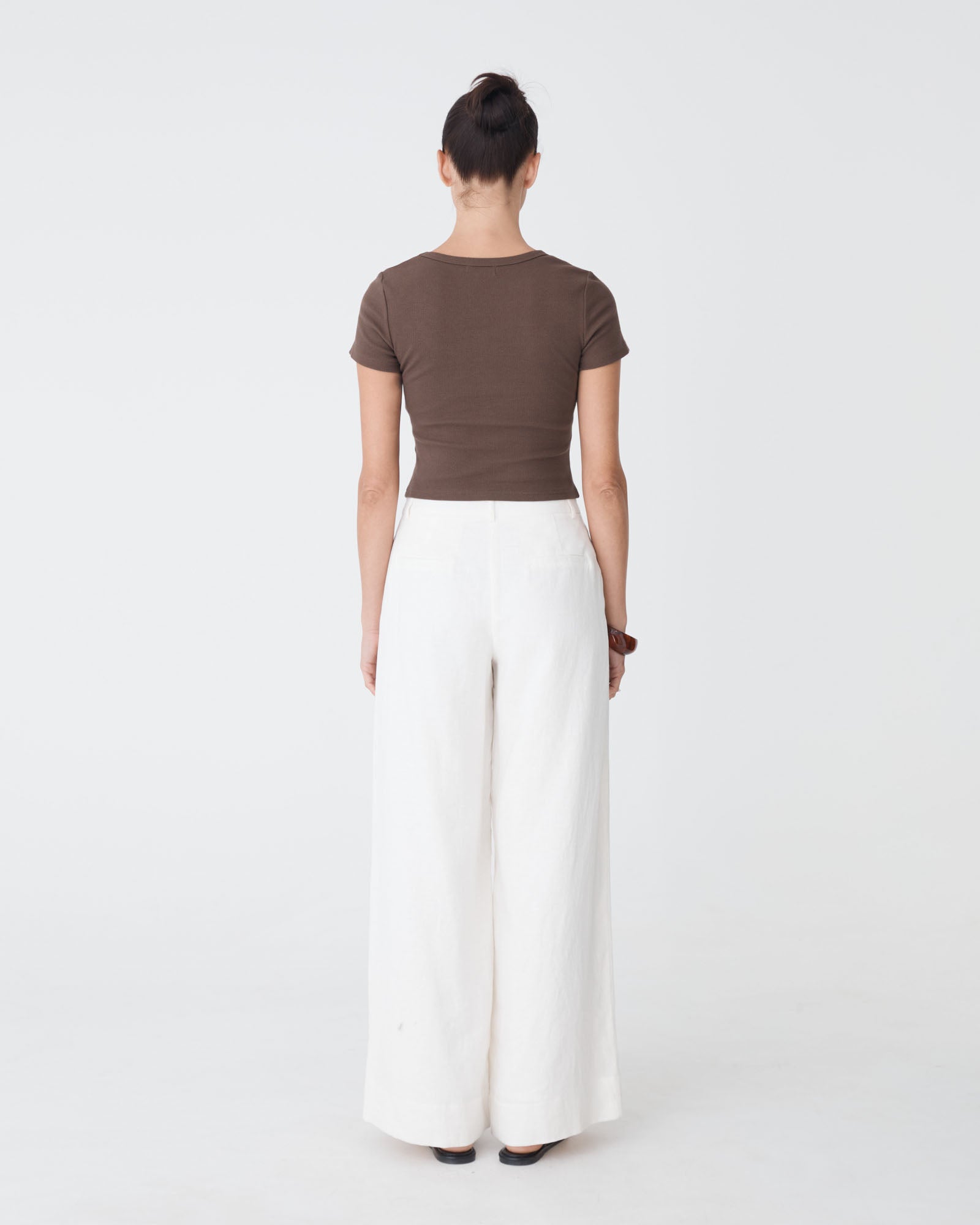Devon Scoop Neck Rib Tee