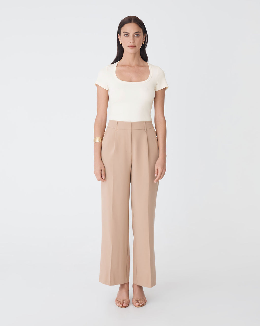 Devon Scoop Neck Rib Tee