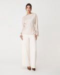 Asma Satin Bias Top