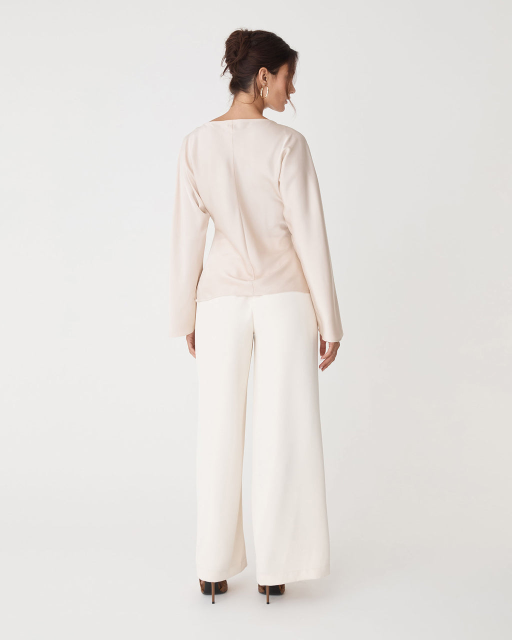 Asma Satin Bias Top