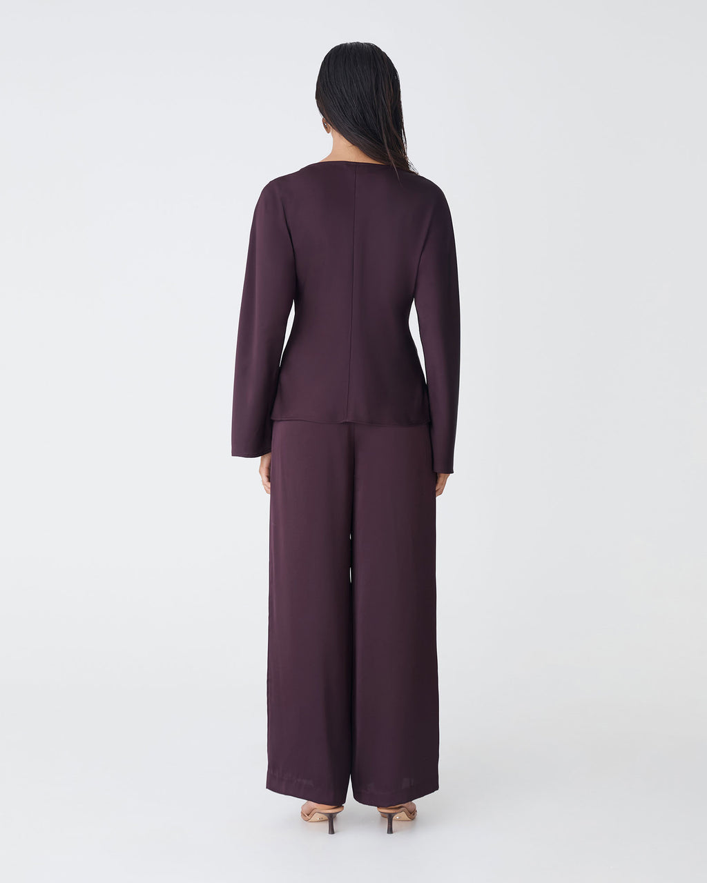 Asma Satin Bias Top