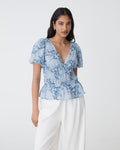 Angie Elastic Waist Top
