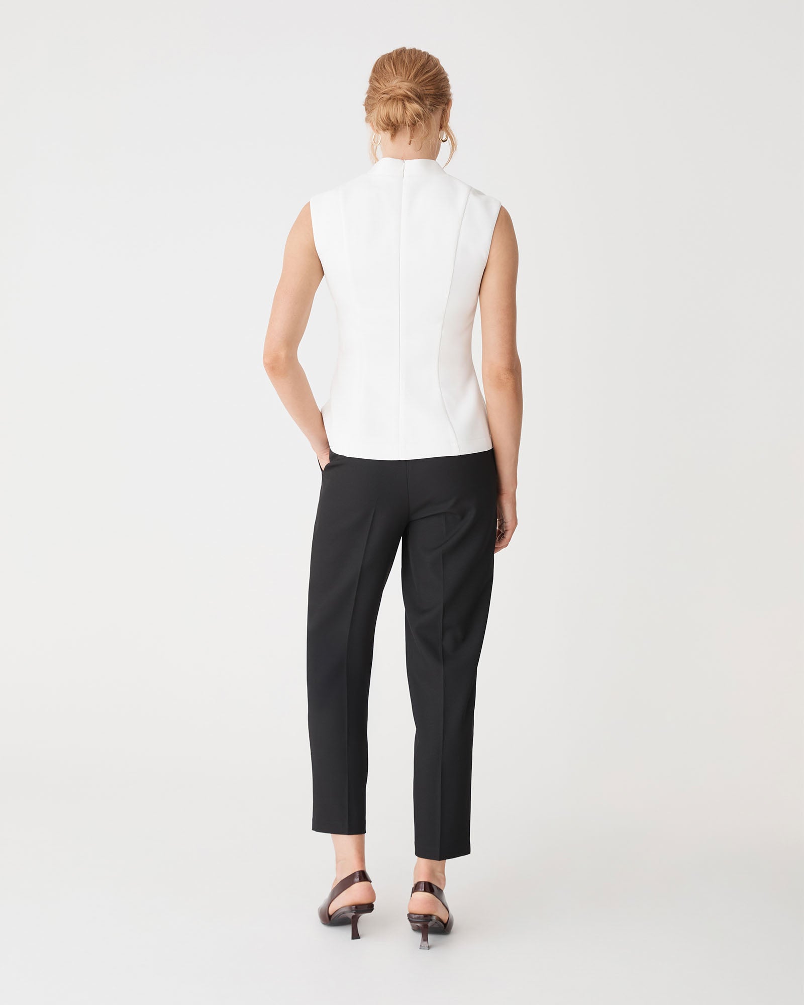 Juno V-Neck Ponte Top