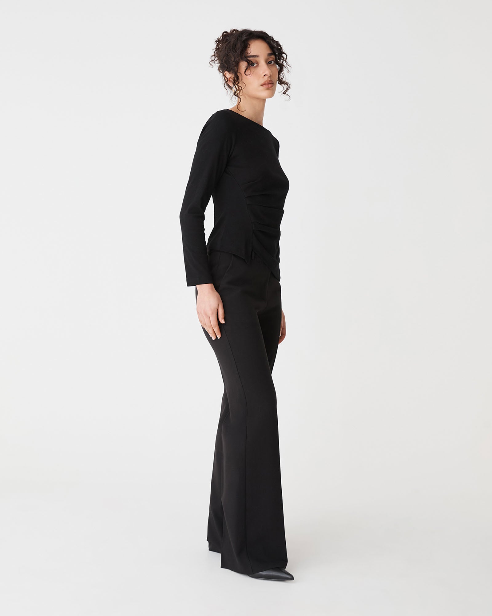Calia Asymmetric Knit Top