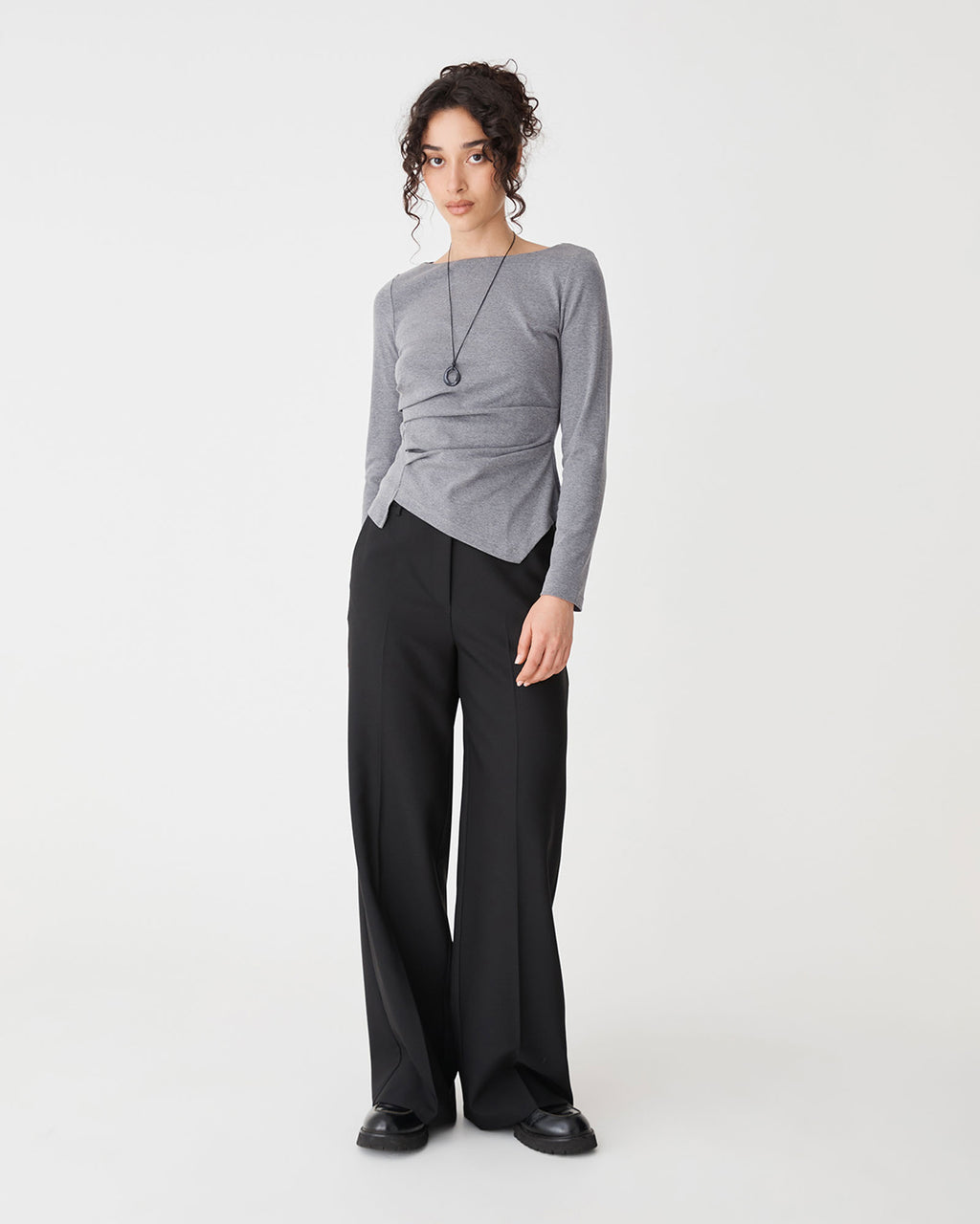 Calia Asymmetric Knit Top