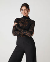 Torin Lace Turtleneck Top