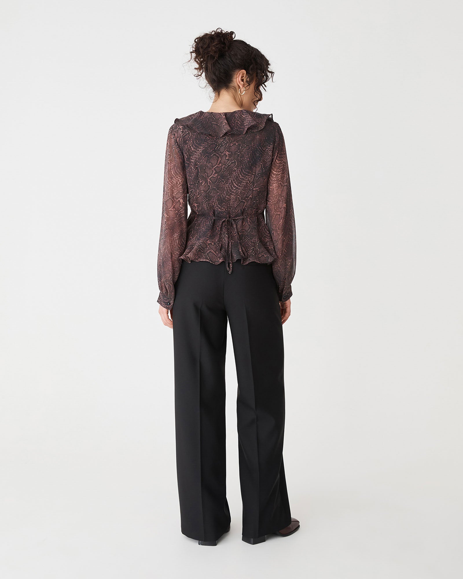 Sonia V-Neck Ruffle Top