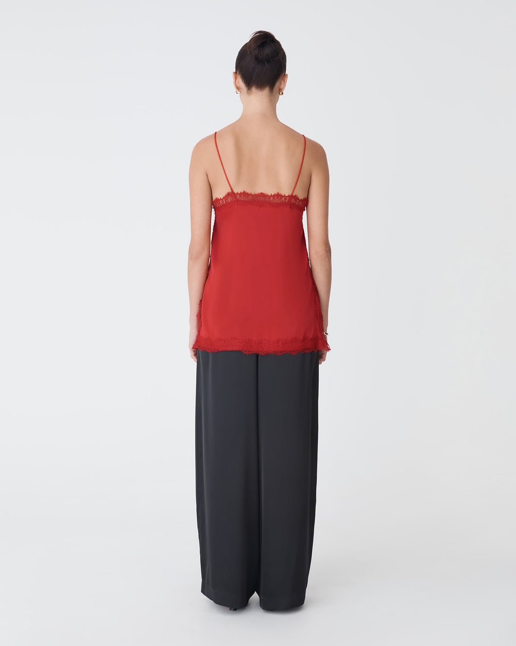 Cleo Lace Trim Satin Camisole