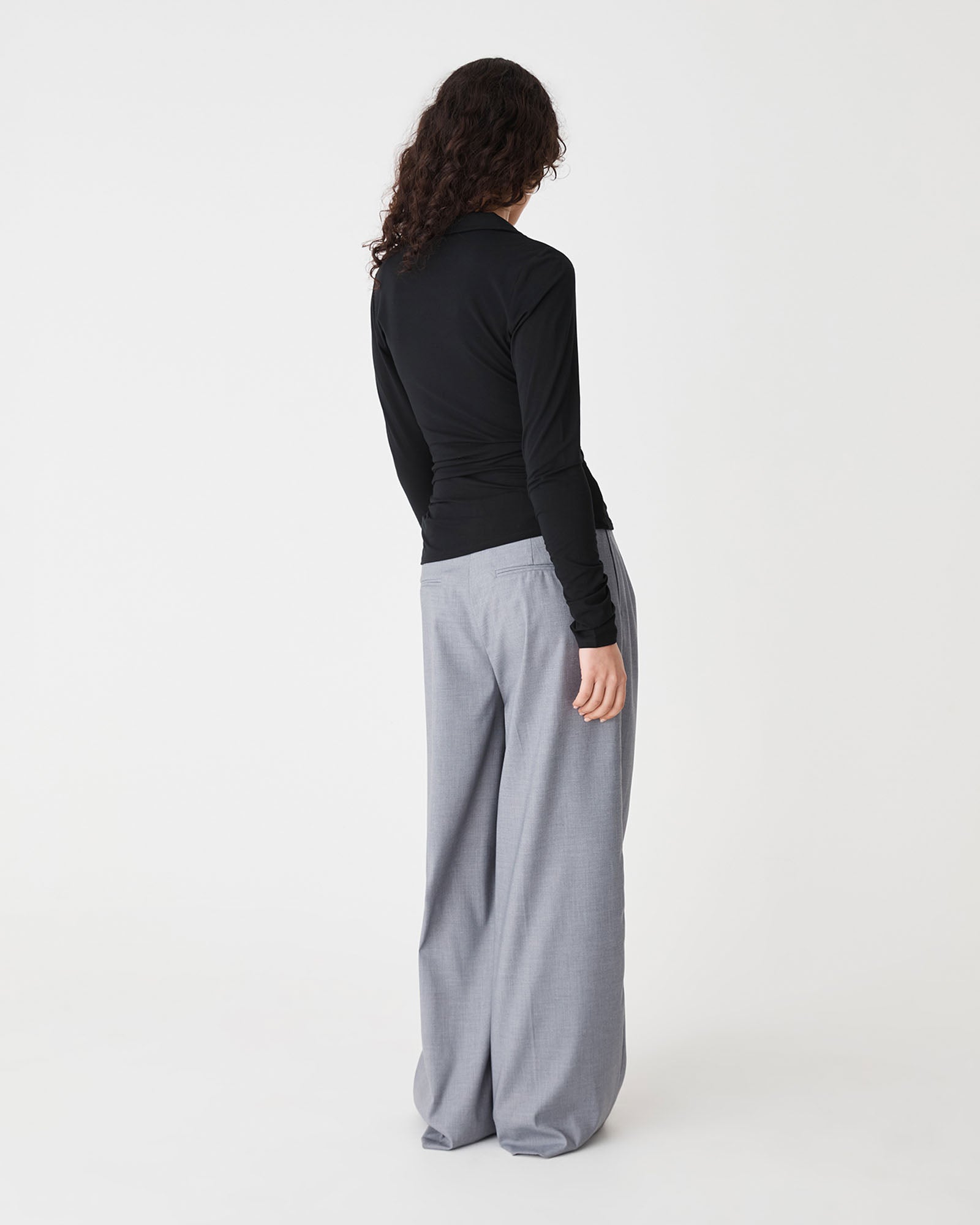 Solene Bamboo Wrap Top