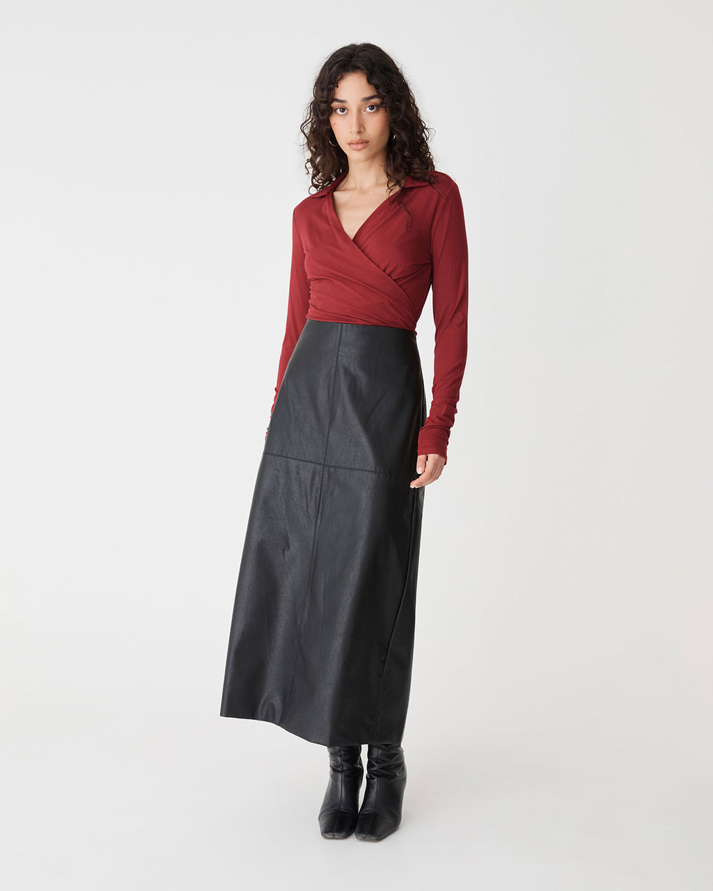 Solene Bamboo Wrap Top