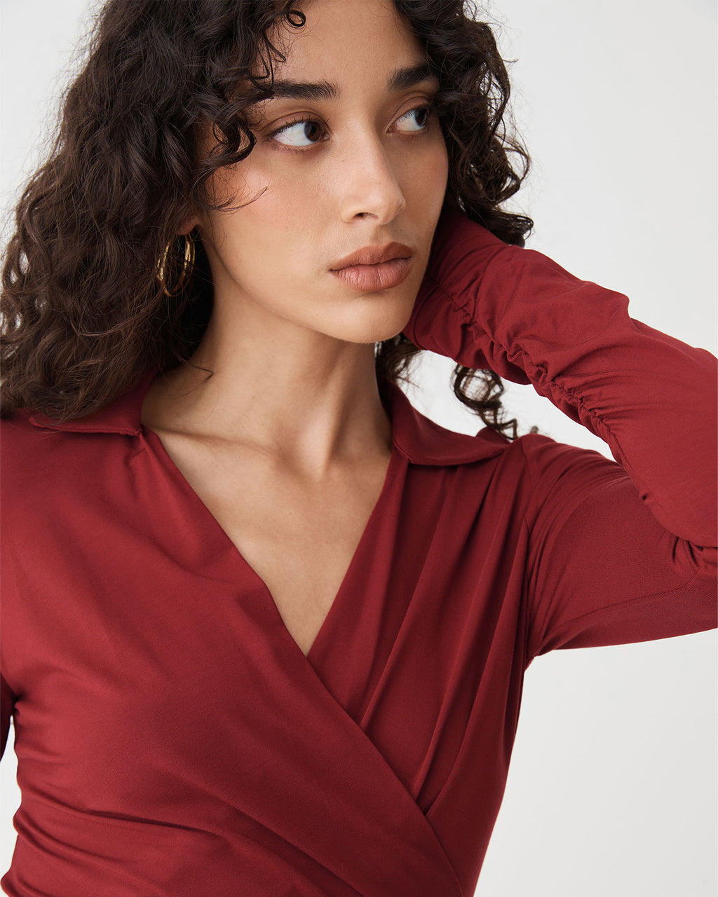 Solene Bamboo Wrap Top