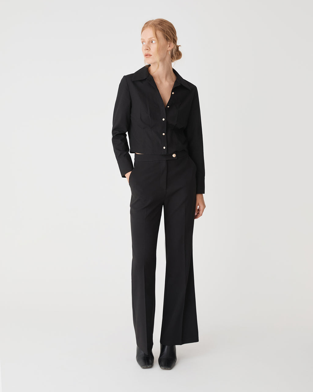 Gabby Pleated Hem Shirt