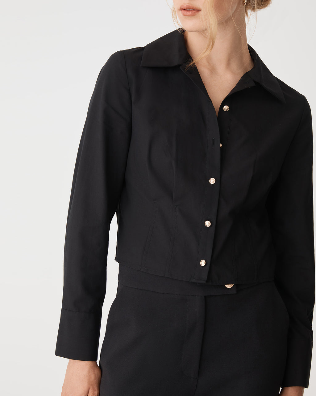 Gabby Pleated Hem Shirt