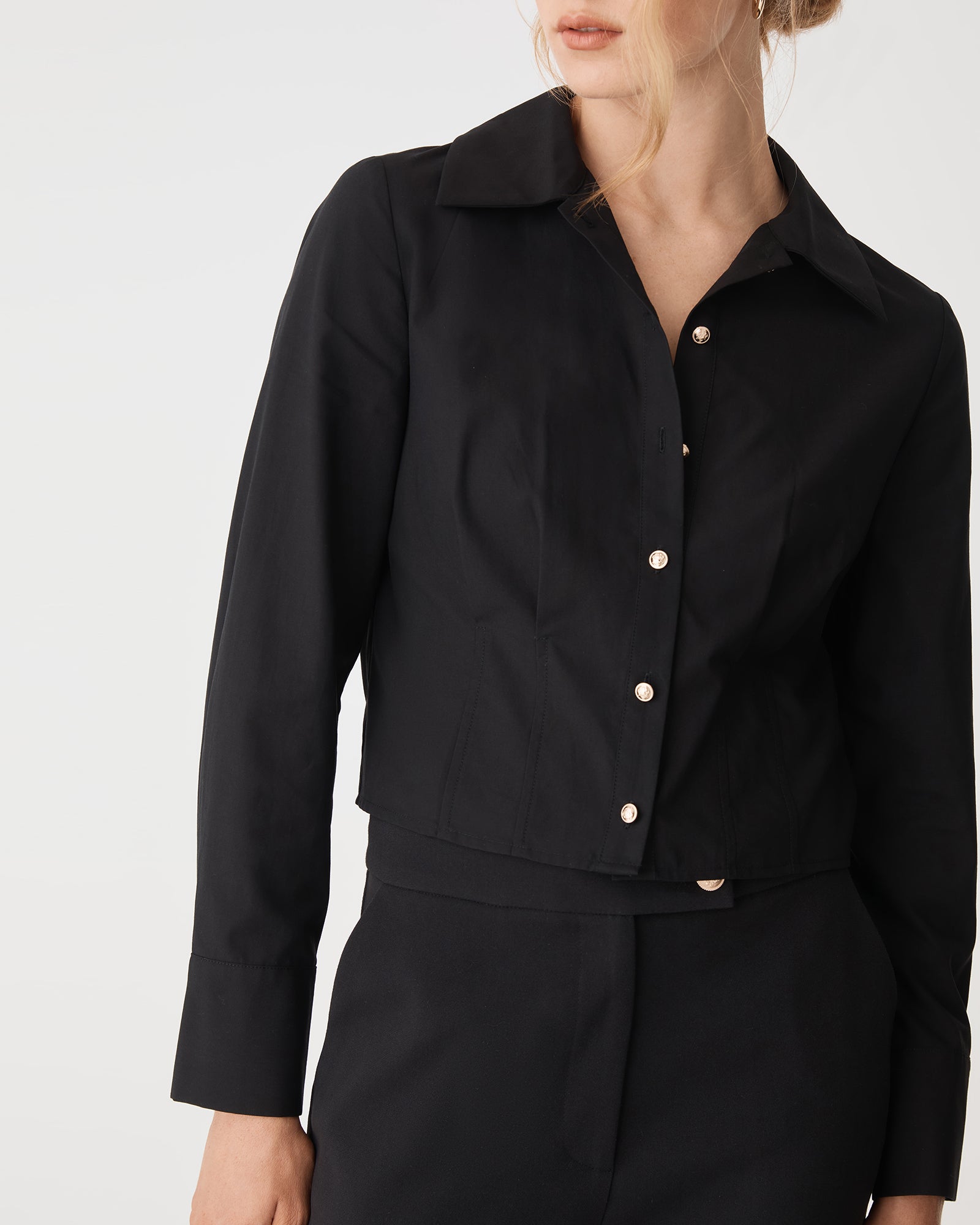 Gabby Pleated Hem Shirt