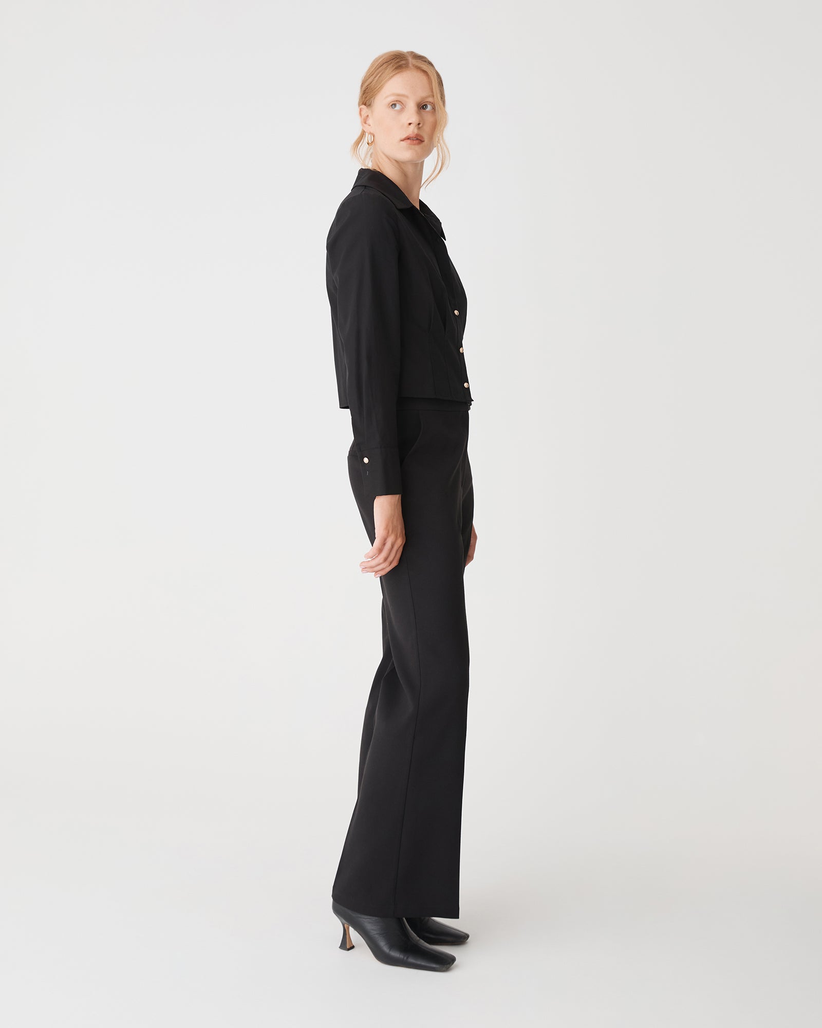 Gabby Pleated Hem Shirt