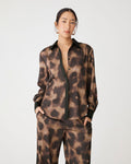 Savanna Printed Satin Shirt