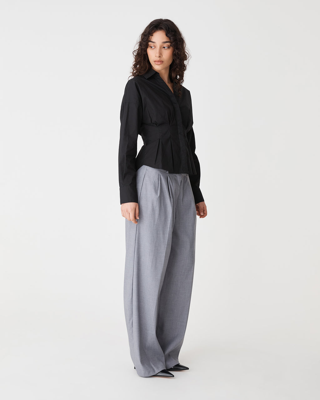 Billie Pleat Waist Shirt