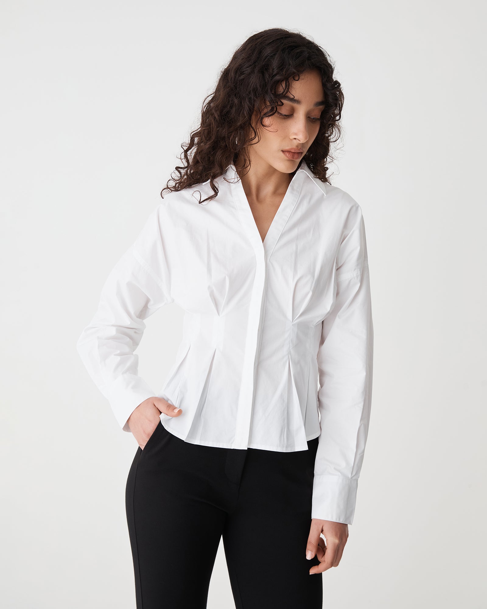 Billie Pleat Waist Shirt
