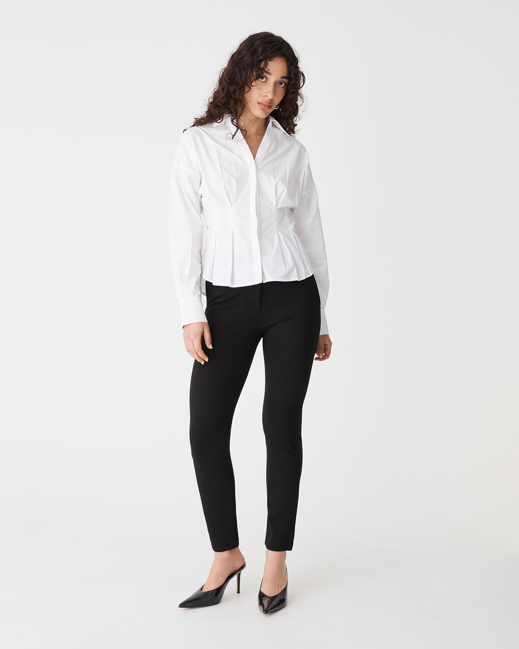 Billie Pleat Waist Shirt