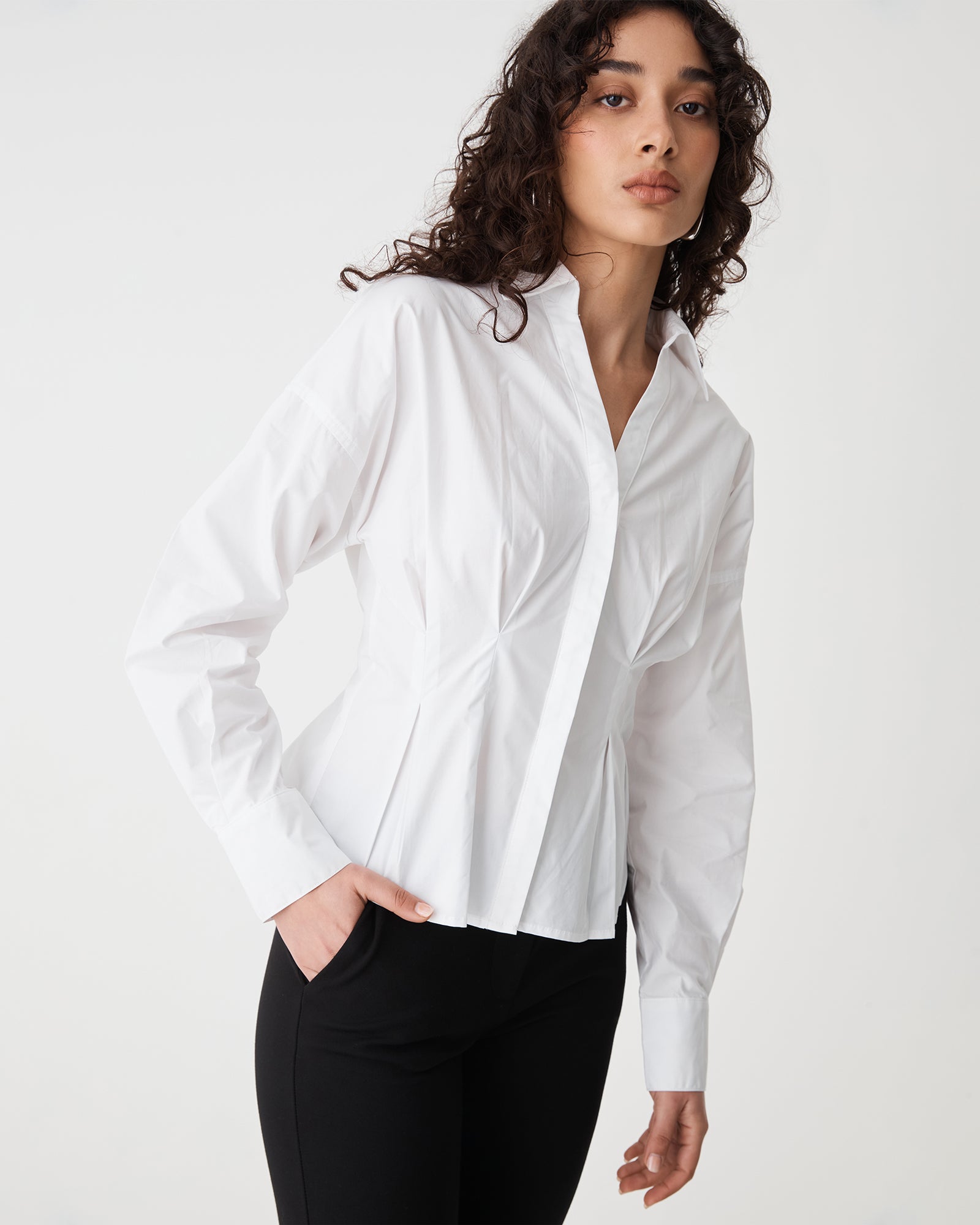 Billie Pleat Waist Shirt