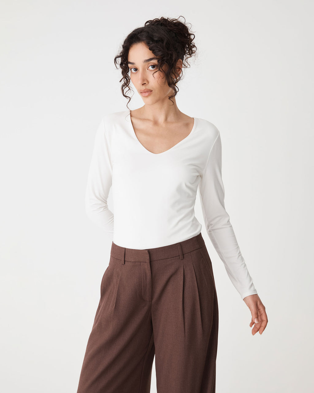 Isla V-Neck Bamboo Top
