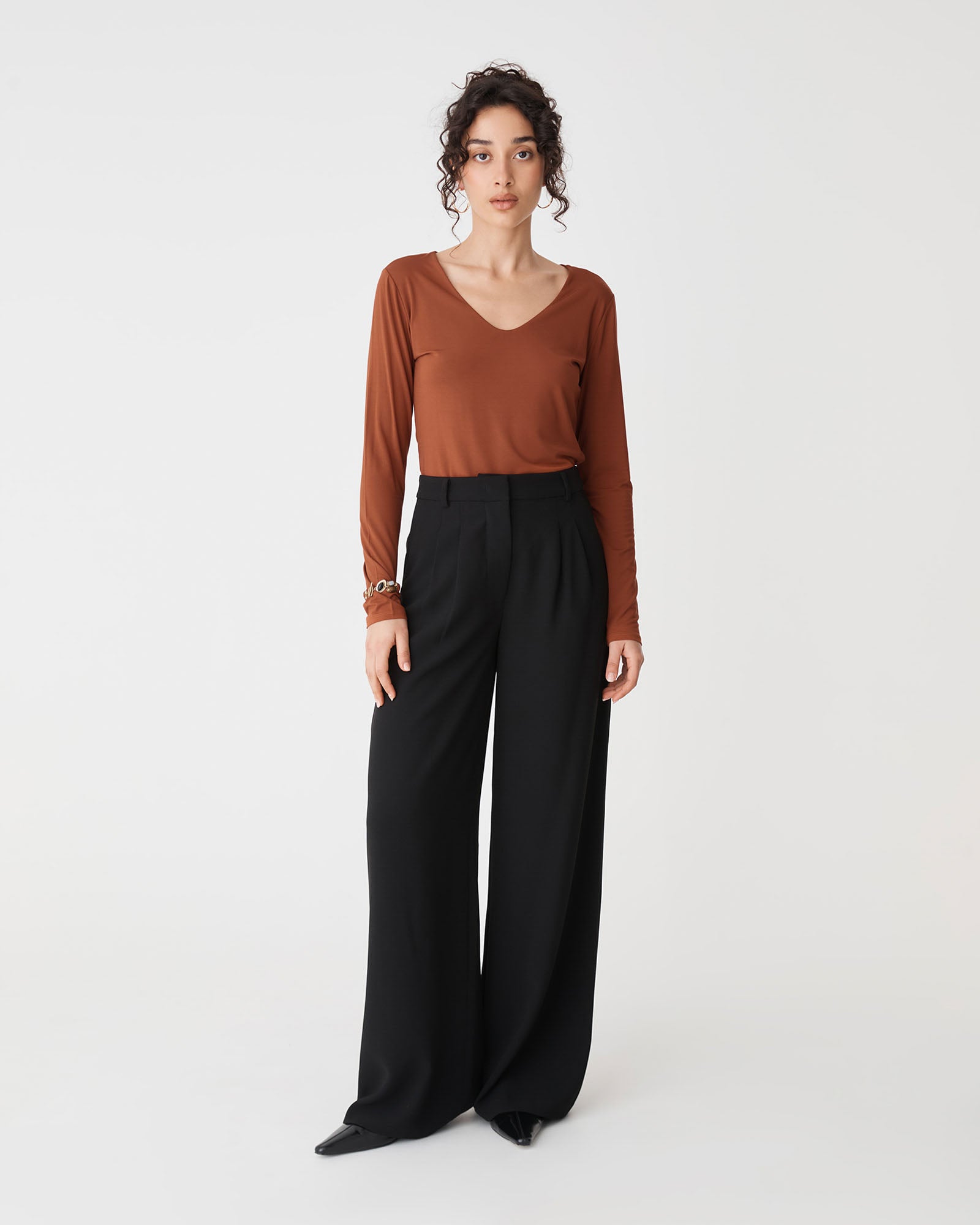 Isla V-Neck Bamboo Top