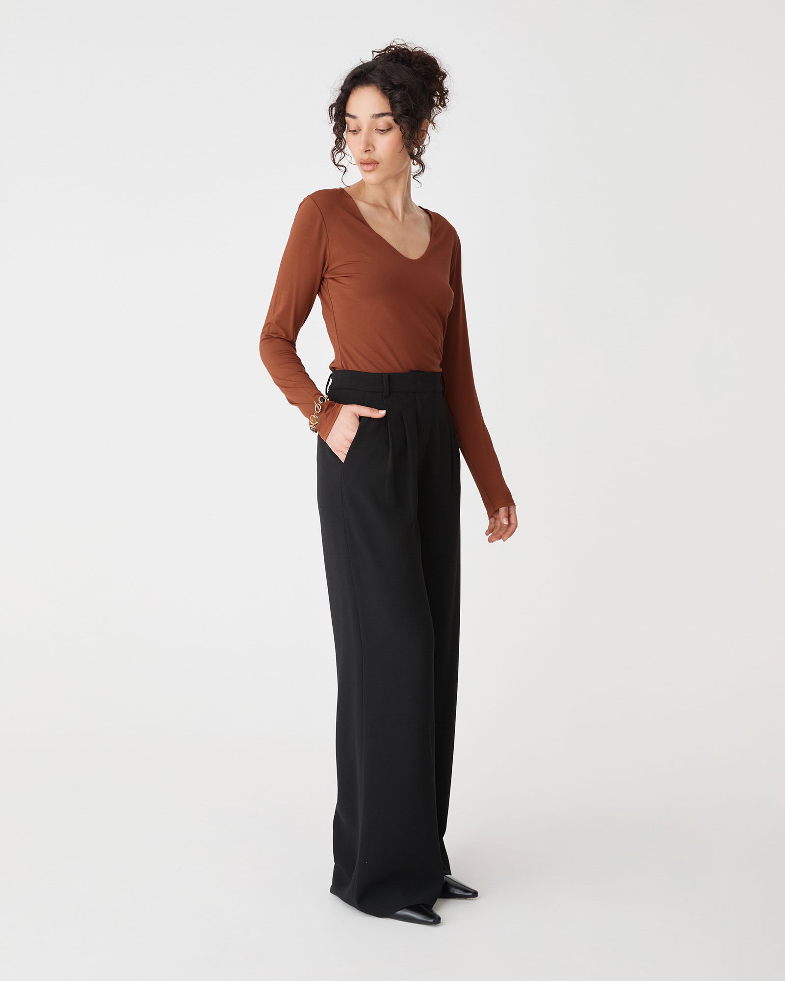 Isla V-Neck Bamboo Top
