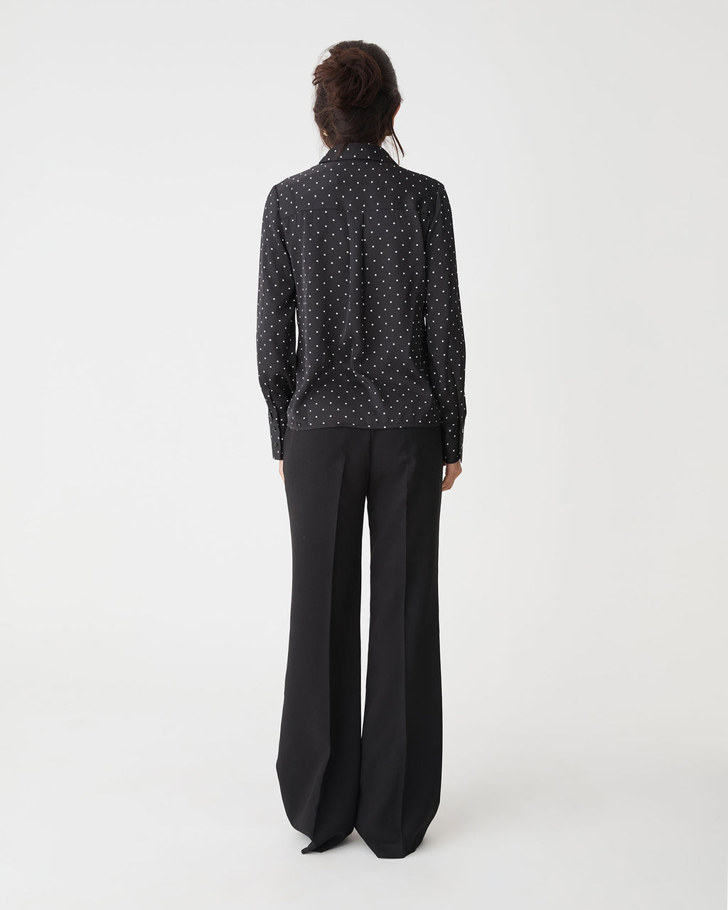 Courtney Satin Spot Shirt