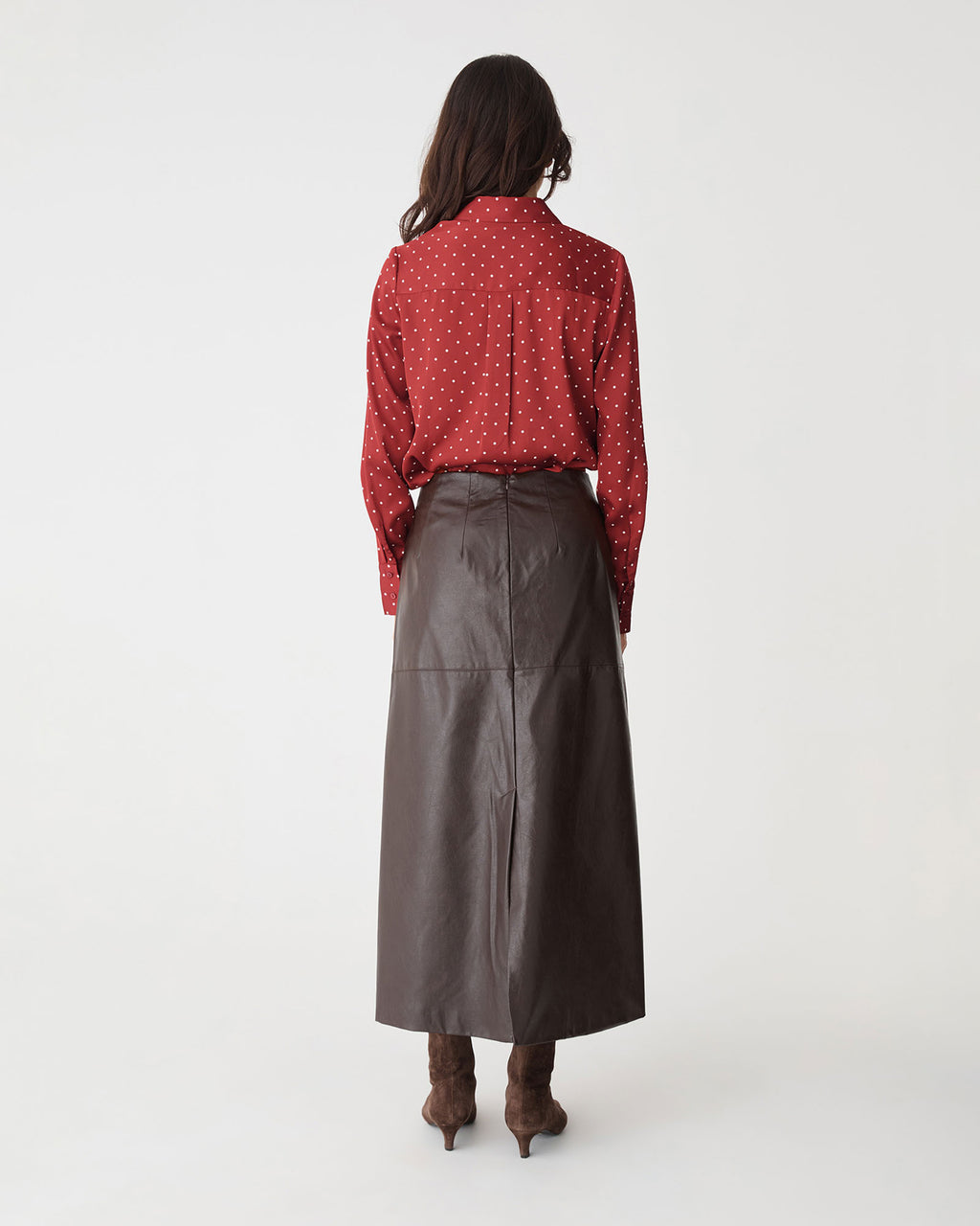 Courtney Satin Spot Shirt