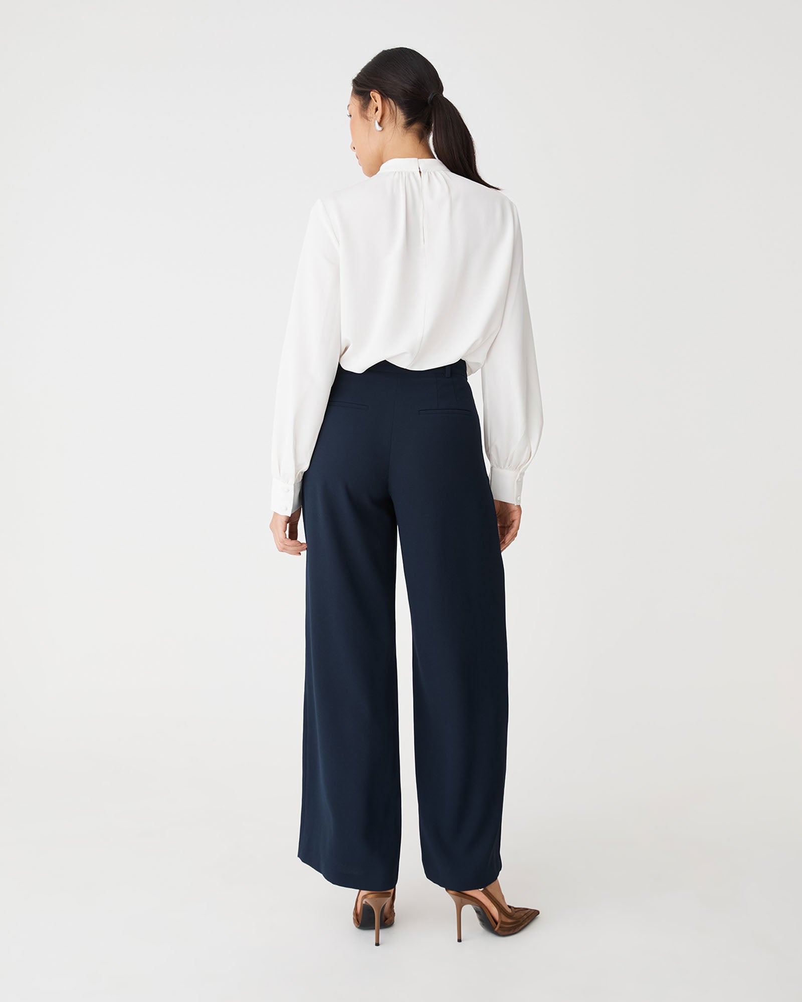 Celene Gathered Neck Top