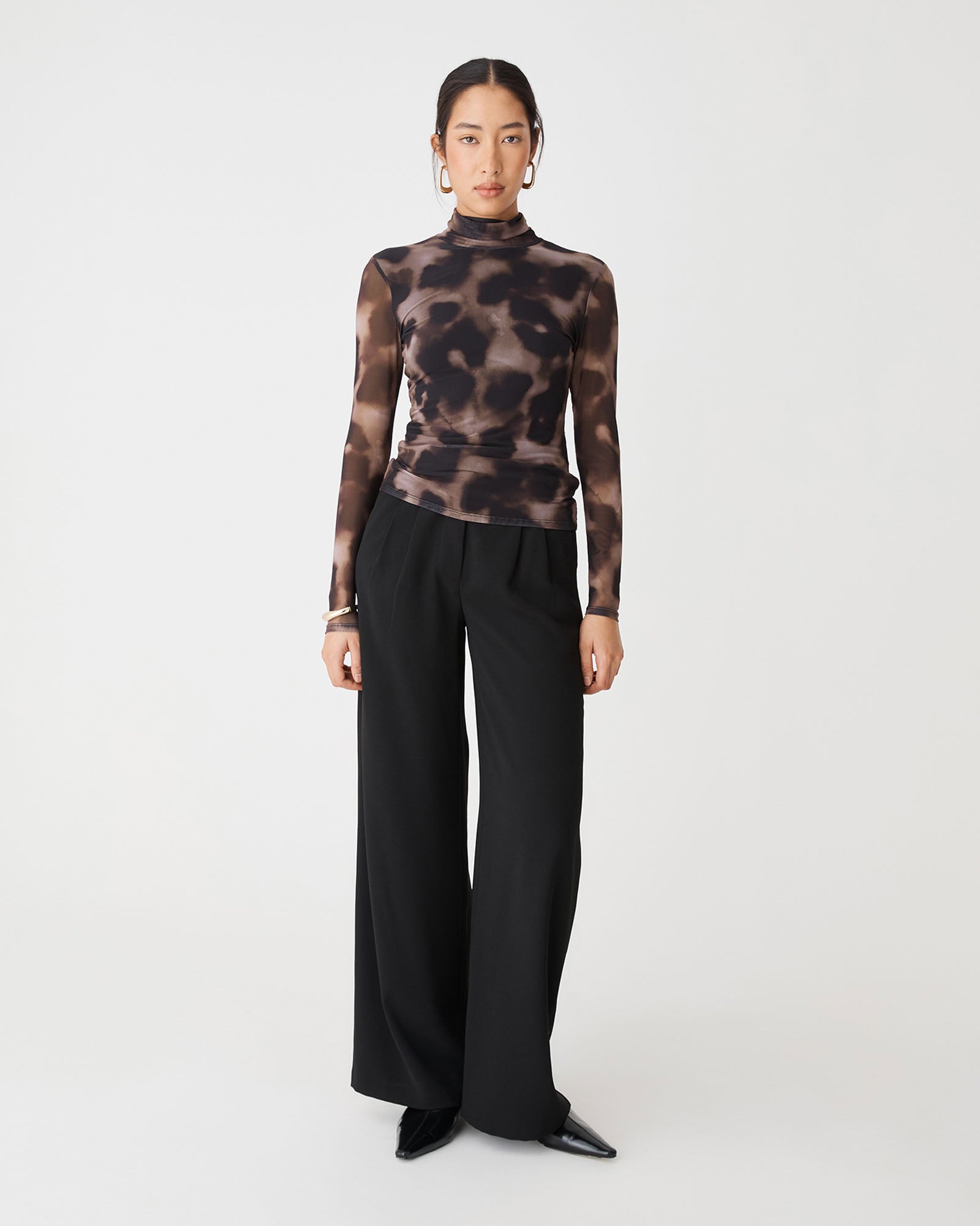 Savanna Printed Mesh Top