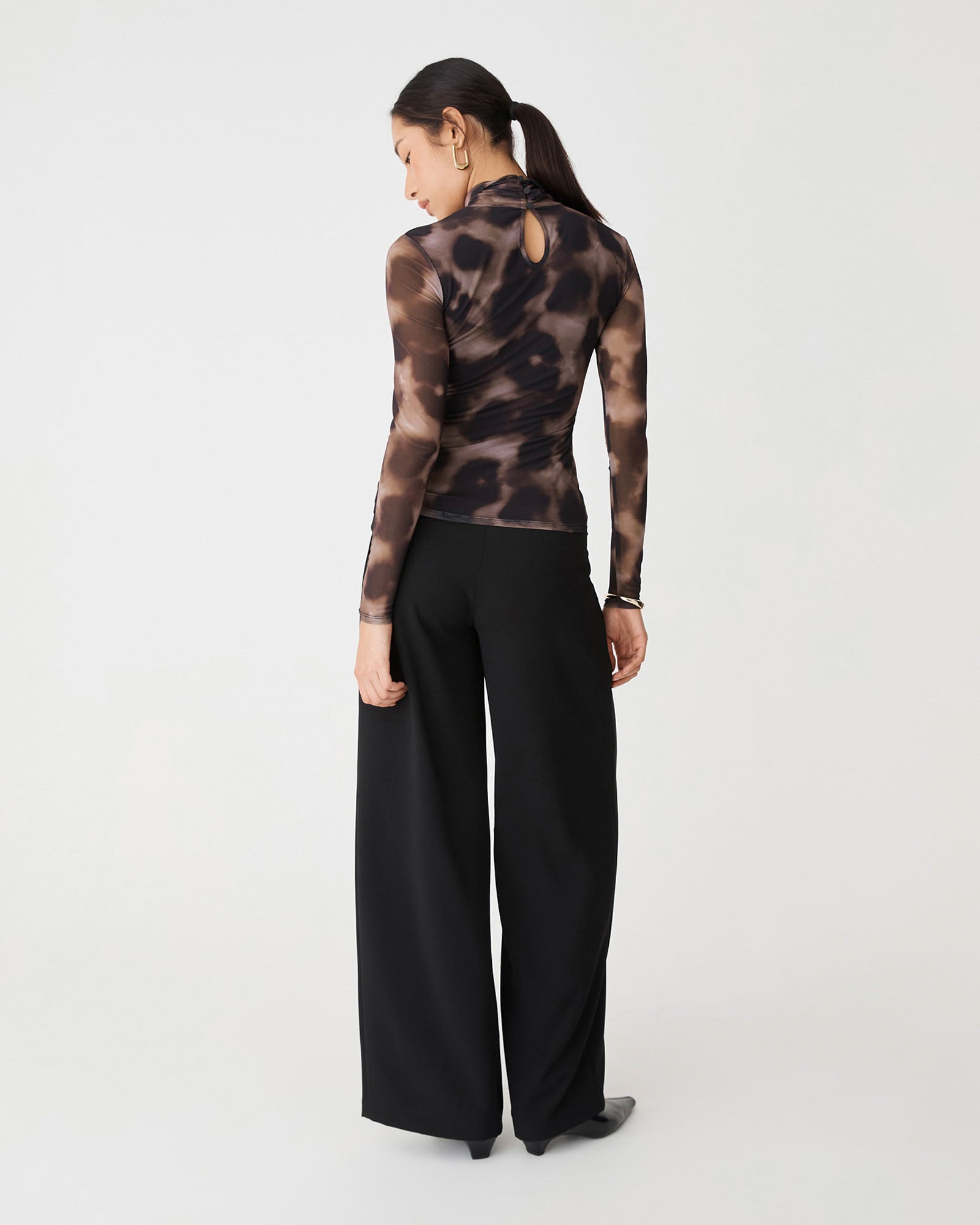 Savanna Printed Mesh Top