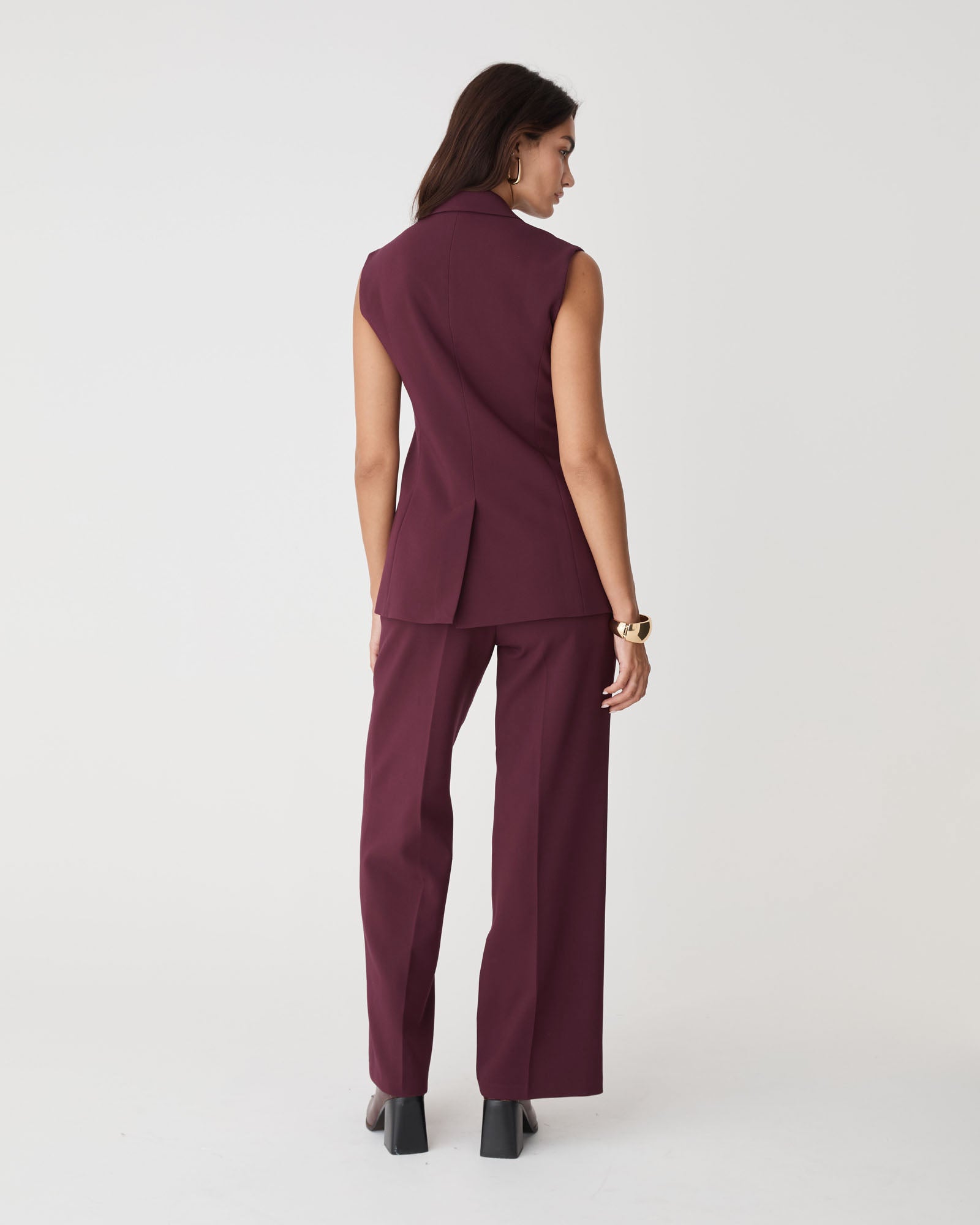 Nikki Long Collared Vest