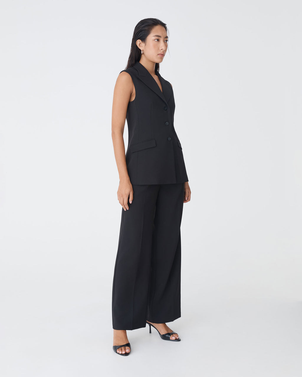 Nikki Long Collared Vest