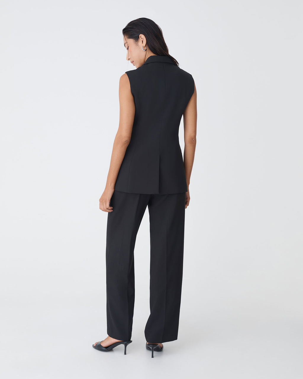 Nikki Long Collared Vest
