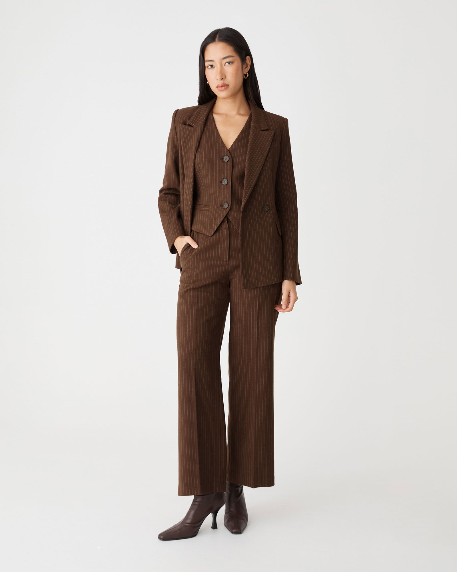 Zara Pinstripe Vest