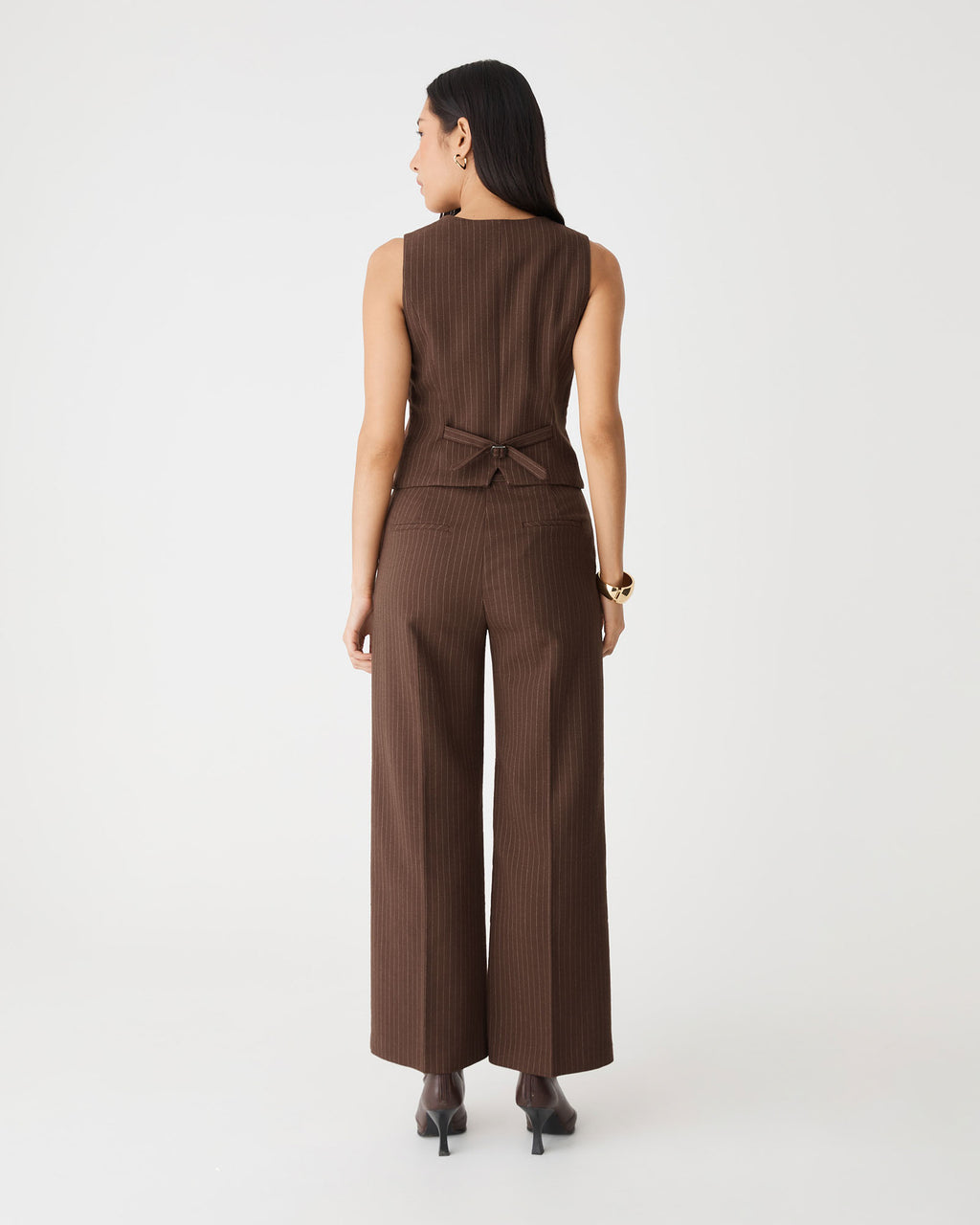 Zara Pinstripe Vest